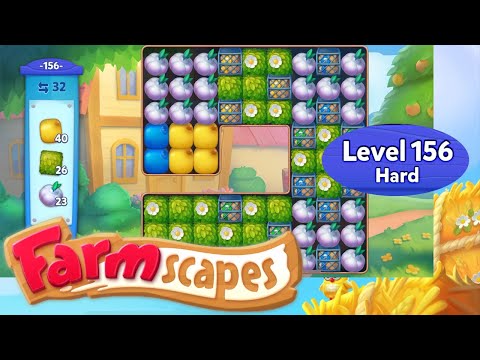 Farmscapes Level 156 Hard | No Boosters | Playrix