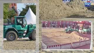 preview picture of video '600 m³ Sand auf Parkplatz'