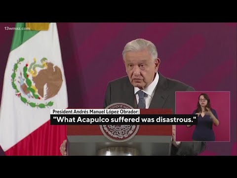 'Disastrous': Mexican president reacts after Hurricane Otis rams resort-town Acapulco