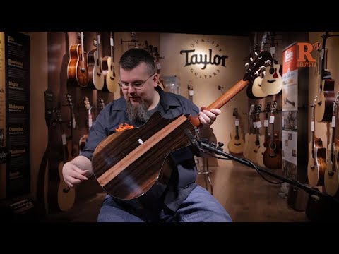 Taylor Custom Macassar Ebony / Torrefied Sitka Grand Concert #10104