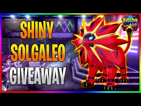 Shiny Solgaleo Giveaway | Pokémon Sword & Shield