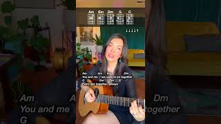Don't Speak by No Doubt Guitar tutorial with easy strumming pattern for beginners #guitar