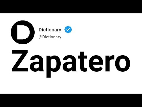 Zapatero Significado En Inglés