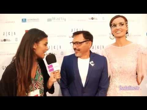 BODALINETV CON JUAN CARLOS ARMAS EN PASARELA COSTURA ESPAÑA 2015
