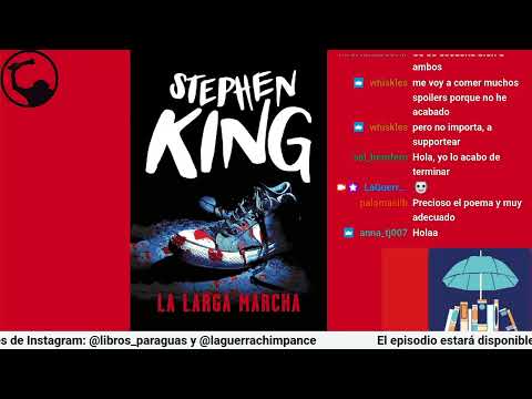 Libros bajo el paraguas - La larga marcha (Stephen King)