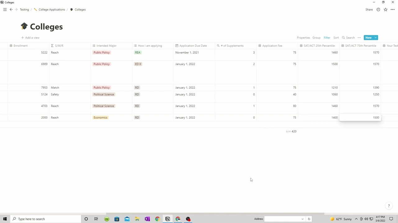 How to Save 10+ Hours on College Applications | Free Notion Template!