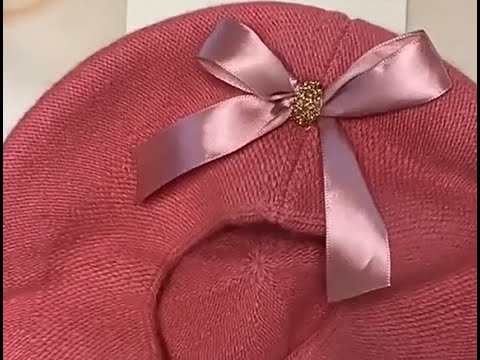 Красивые обручи красная шляпа и берет  в подарок на Новый год #Shorts