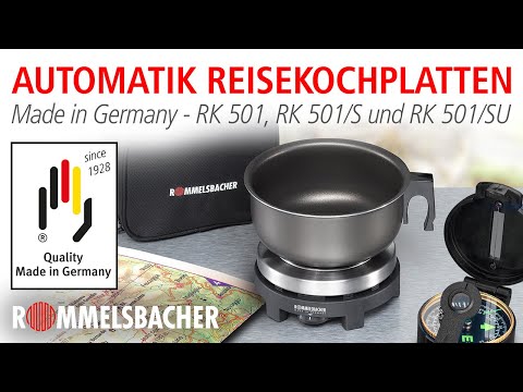 ROMMELSBACHER RK 501/S - Juodas - Stalviršis - 500 W - 230 V - 140 mm - 140 mm