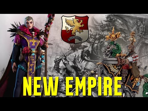 Elspeth, Robo-Horse Engineers & Volley Gun Tank! Empire vs Greenskins - Total War Warhammer 3