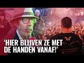 Protest tegen de sloop van nachtclub De Marktkantine