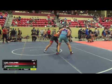 195 Lbs Quarterfinal - Cael Coulombe, TN Vs Brennan Carey, MO 7862