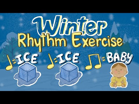 Ice Ice Baby | Holidays & Winter Rhythm Exercise - PlayAlong | Scoring The Arts #musiceducation