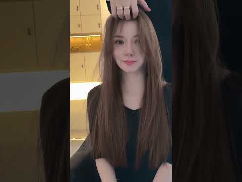 Milk tea Ash Hair Color