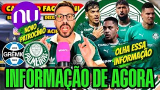 ATENÇÃO SOBRE O JOGO! NOVO PATROCÍNIO NO VERDÃO, INFO SOBRE PAULINHO E +