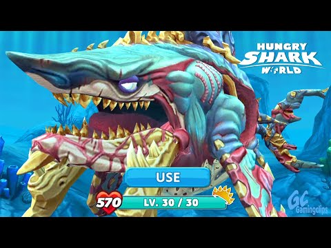 ALPHA ZOMBIE SHARK All stats maxed! Hungry Shark World