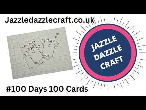 #100 Tarjetas 100 Días #1. Tutorial sencillo de tarjeta de bebé | Inspiración de Stampin’ Up!