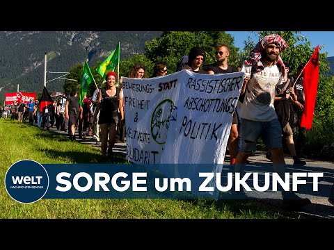 ELMAU: Demonstranten frustriert - Erneut Proteste gegen G-7-Treffen