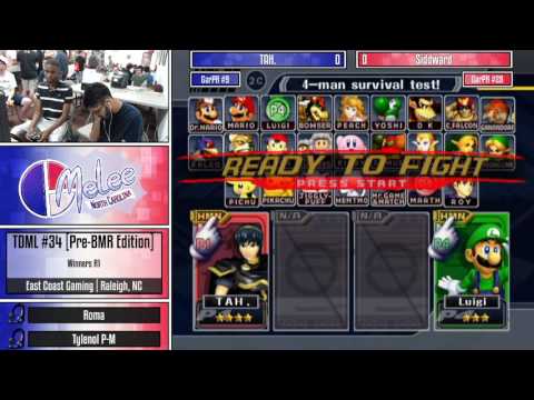TAH. (Marth) vs Siddward (Luigi) [Winners R3] - TDML #34