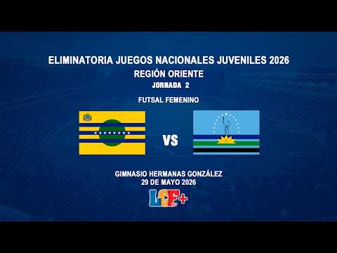 BOLÍVAR VS MONAGAS I ELIMINATORIAS JUEGOS NACIONALES JUVENILES I FUTSAL FEMENINO I JORNADA 2