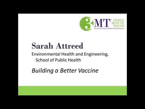 2018 Three Minute Thesis Third Place Winner – Sarah Attreed – Building a Better Vaccine