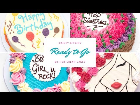 Ready to Go Butter-Cream Cakes