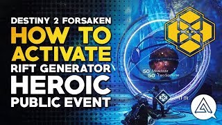 Destiny 2 Forsaken | How to Activate Heroic Rift Generator Public Event on The Dreaming City