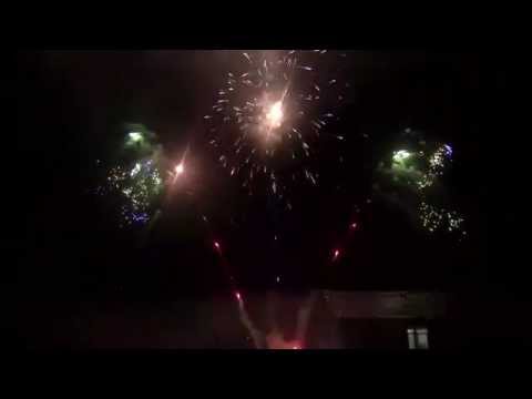 SCFW126/90 -  90s 30mm Blue Tail to Brocade & Red Tail to Blue & Green Leaf 'W' shape Cake