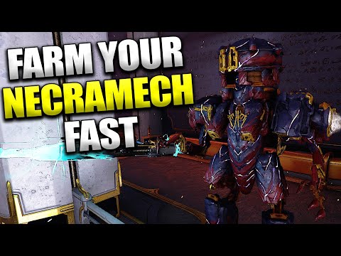 How To Farm A Necramech Fast In Warframe! Beginners Guide