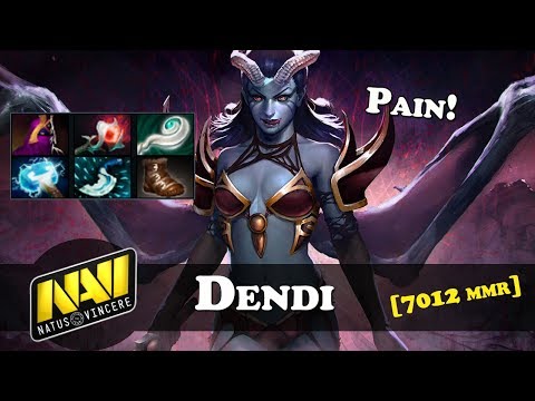 Dendi - QoP, Queen of Pain [7012 MMR] | Pain | Dota 2 | Patch  7.06е