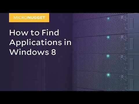 MicroNugget How to Find Applications in Windows 8