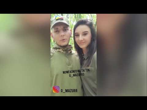 Oleksandr Mazur z dziewczyną