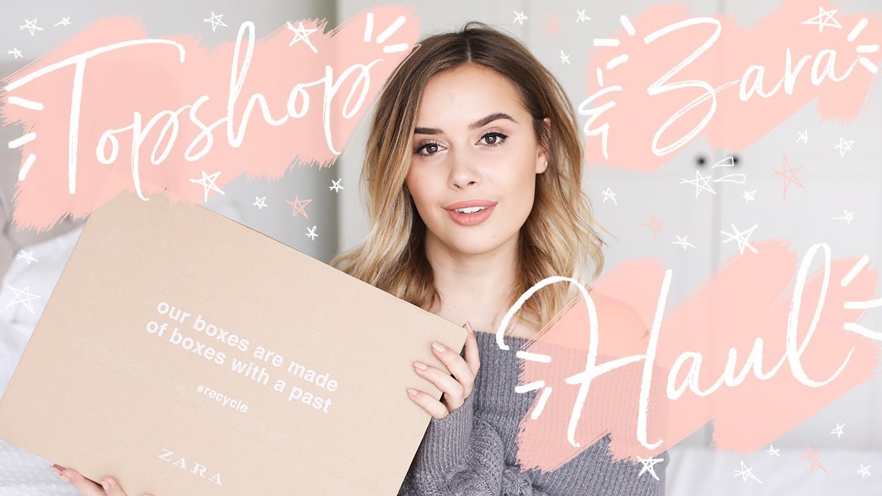 ZARA + TOPSHOP HAUL + TRY ON | Hello October