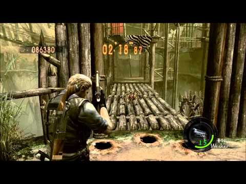 Resident Evil 5 - Village 10 Spiders ( + 50 sec )