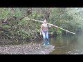 Outdoor Adventure Solo Bushcraft Camping Building Survival Shelters Fishing On River Free Life