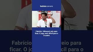 FABRÍCIO I MIRASSOL VEIO PARA FICAR, O JOGO VAI SER DIFÍCIL PARA O CRUZEIRO