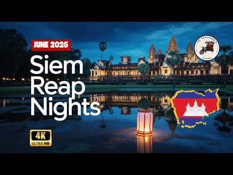 Nighttime in Siem Reap: Monsoon Vibes &amp; City Lights