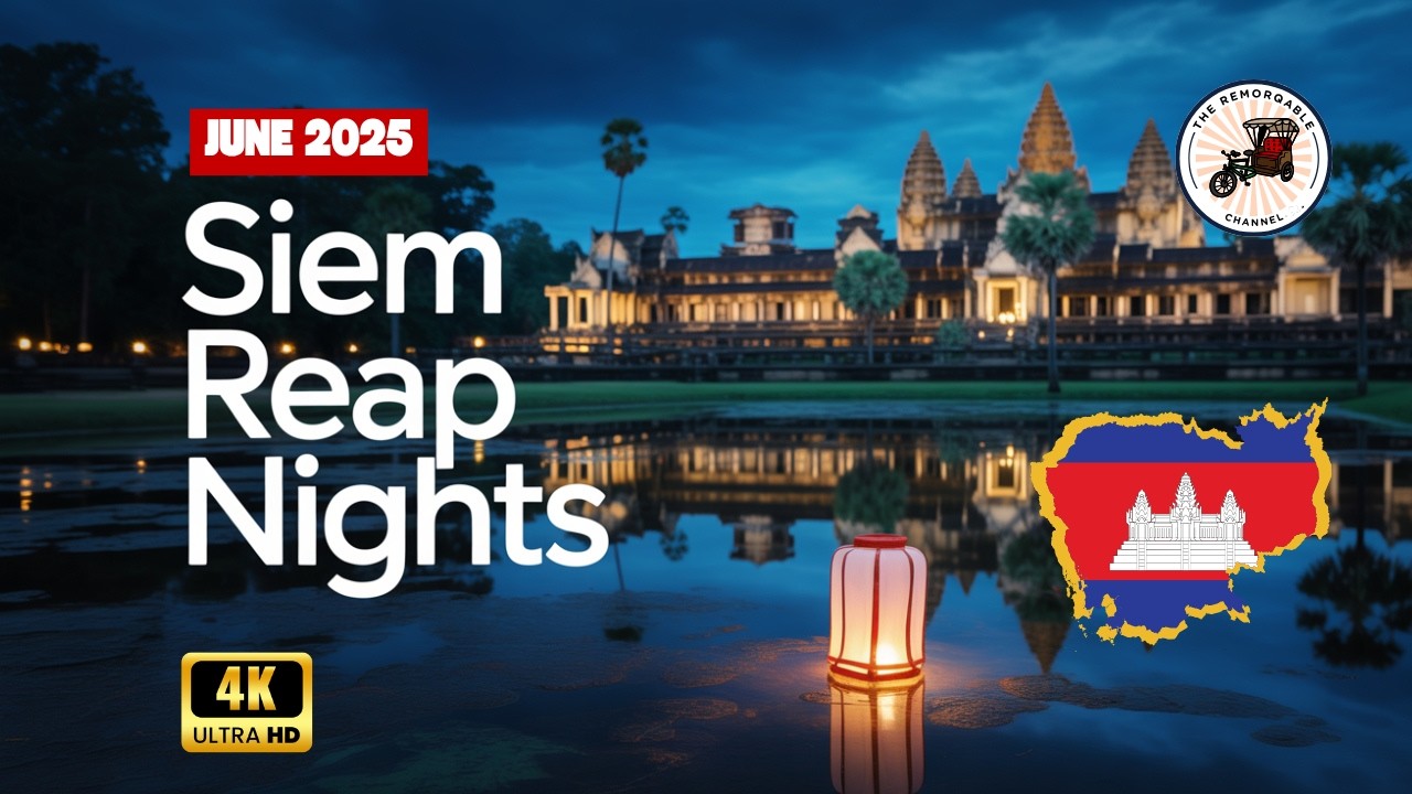 Nighttime in Siem Reap: Monsoon Vibes &amp; City Lights