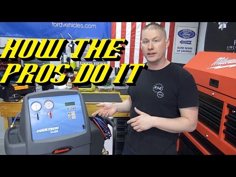 How Professionals Recover & Recharge Your Vehicles A/C System