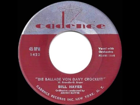 1955 Bill Hayes - The Ballad Of Davy Crockett (in German)