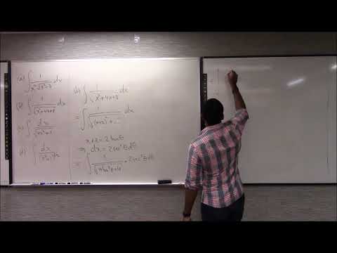 Math 1207-R03 Lecture 4 - Trig sub examples and Intro to Partial Fractions