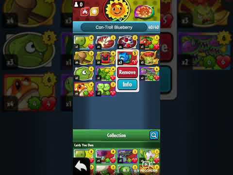 Pvz heroes Solar Flare's Electric Blueberry deck| Con-Troll Blueberry