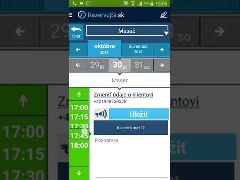 Rezervačný systém RezervujSi