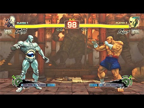 Seth vs Sagat (Hardest AI) - Ultra Street Fighter IV