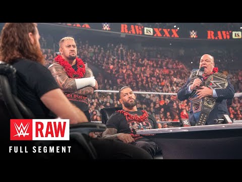 FULL SEGMENT: Sami Zayn goes on trial in The Bloodline's Tribal Court: Raw is XXX, Jan. 23, 2023