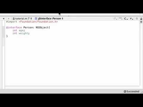 Objective C Programming Tutorial 4 Interface Youtube
