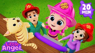 Download lagu Be a Hero! Firefighter Jill to the Rescue! 🚒 | Little Angel Kids Songs & Nursery Rhymes mp3