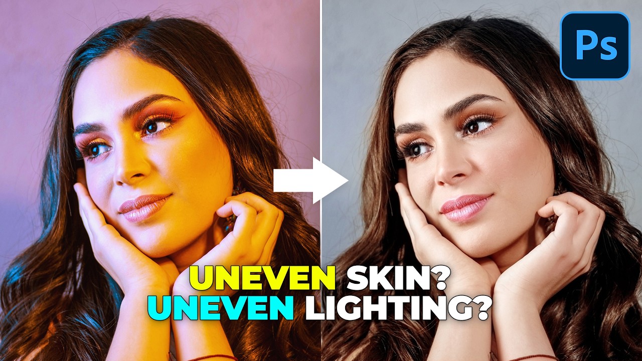 Uneven Skin? Uneven Lighting? Quick Fix in Photoshop
