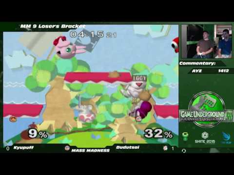Mass Madness 9 SSBM - Kyu Puff (Ice Clumbers) vs. dudutsai (Jigglypuff) - Melee LQF