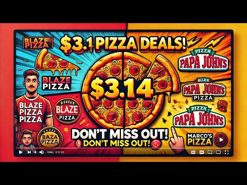 🔥 Pi Day 2025: Best Pizza & Pie Deals You Can’t Miss! 🍕🥧