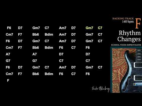Rhythm Changes in F - Backing Track for Jazz Practice - 140bpm - Playalong Version 0001